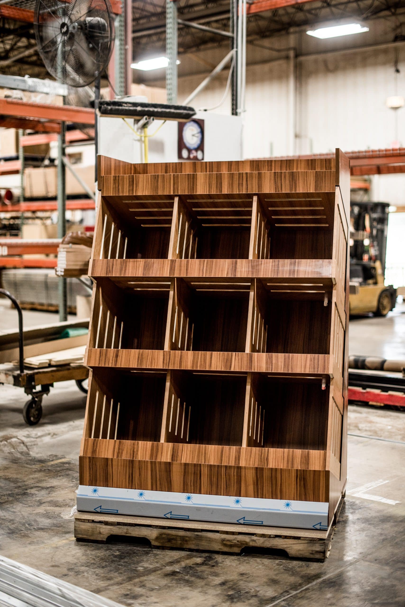 Custom Wood Wine Display Case Manufactured By Kpi Concepts
