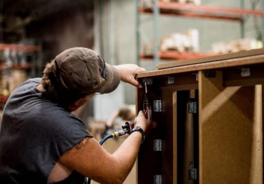 Checklane Assembly Inside The Kpi Concepts Manufacturing Facility